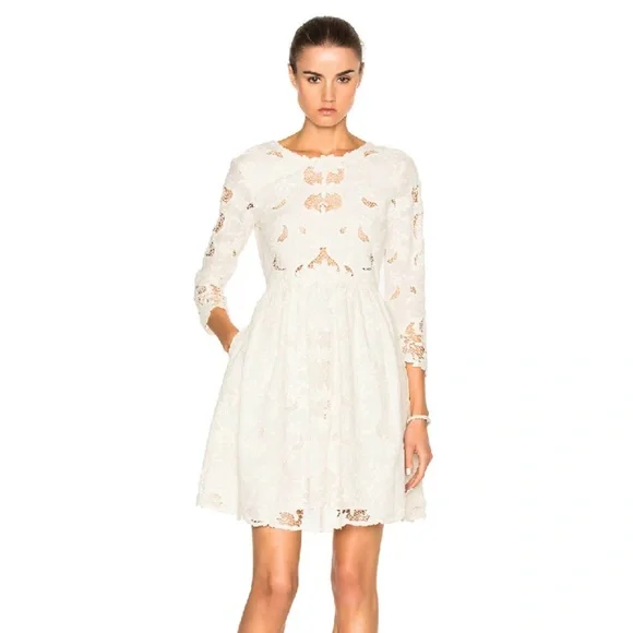 Sea | Dresses | New Sea Cut Out Lace Dress Size 8 Color Cream | Poshmark